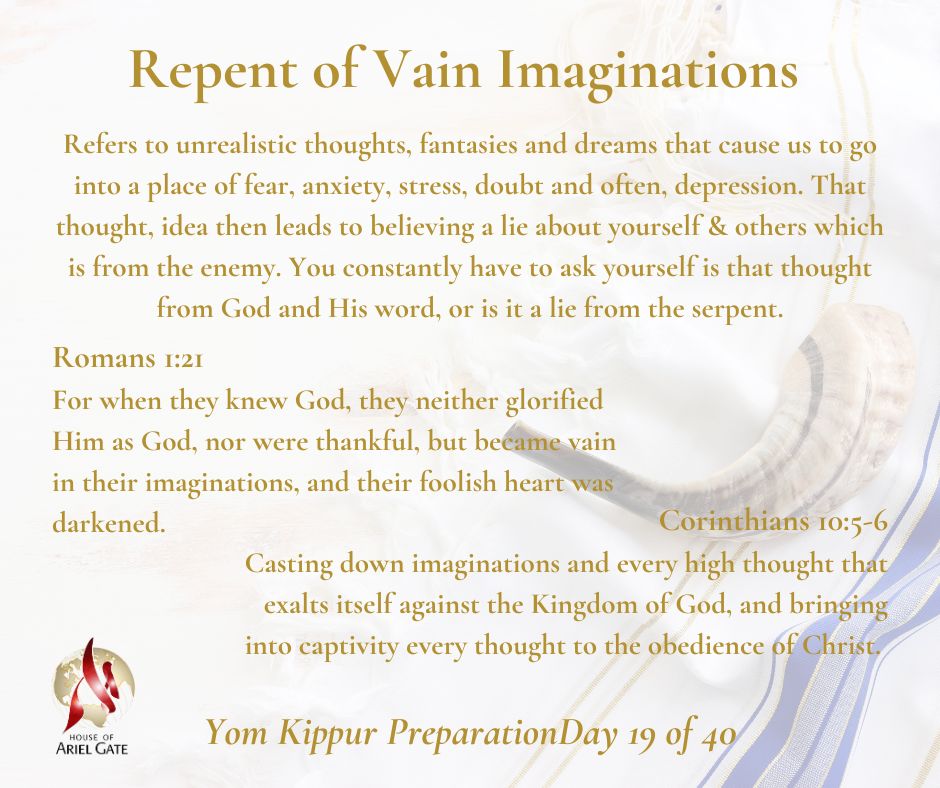 Yom Kippur Preparation Day 19 of 40