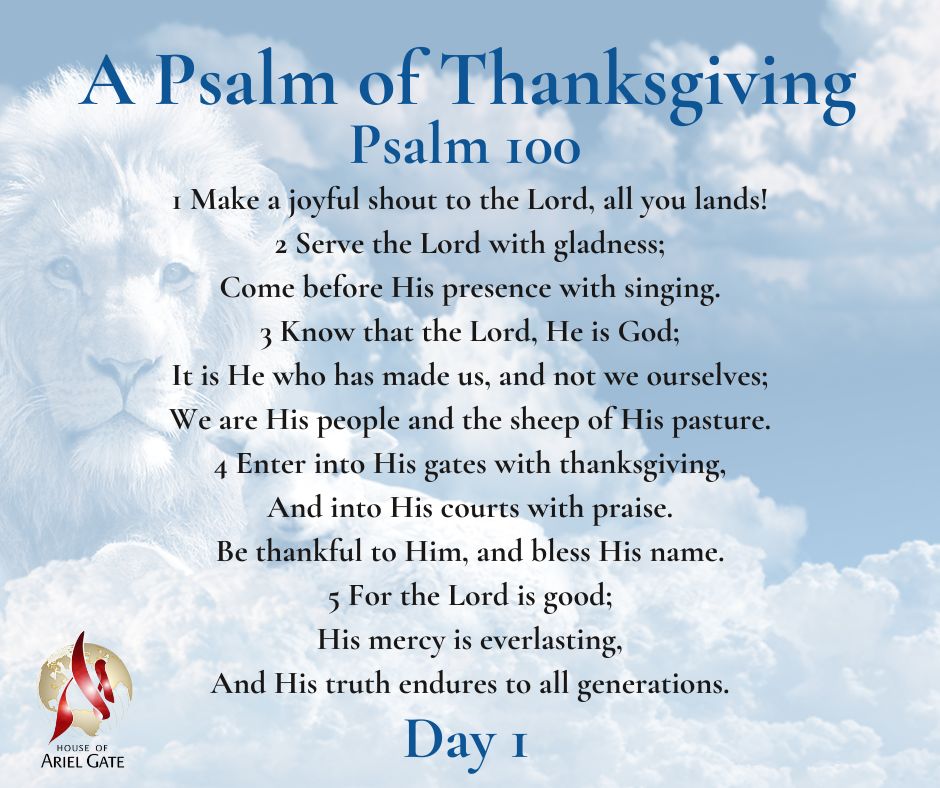 A Psalm of Thanksgiving